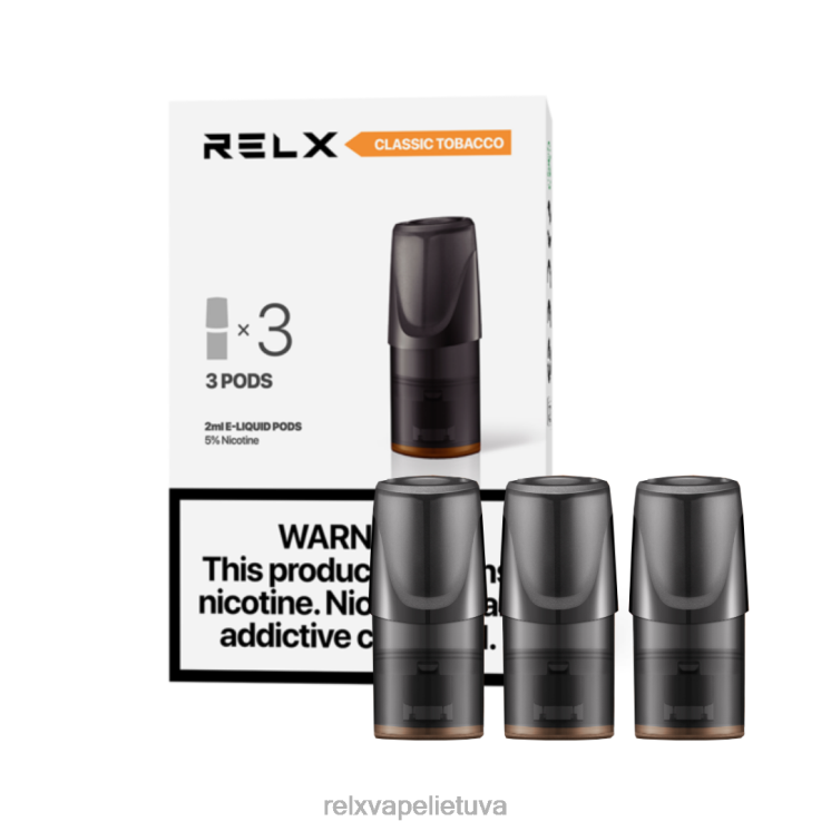 RELX Lietuva | RELX Classic ankštys klasikinis tabakas F8PPV122