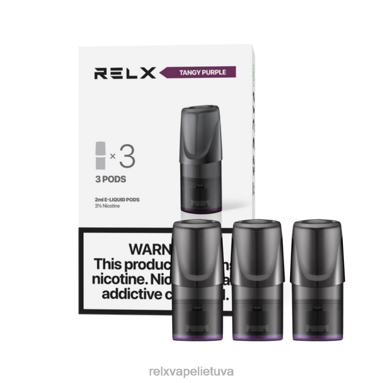 RELX Lietuva | RELX Classic ankštys rausvai violetinė-violetinė vynuogė F8PPV132