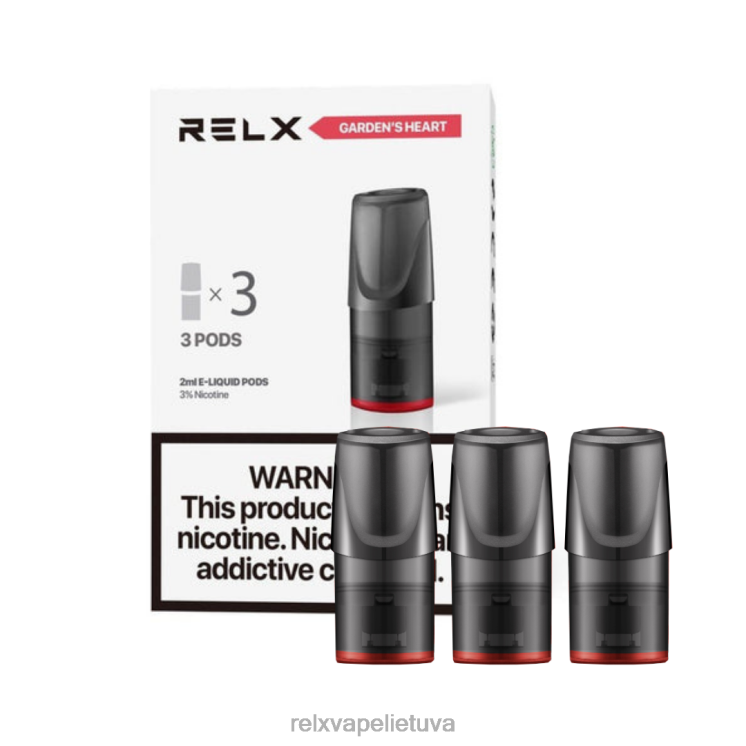 RELX Pods Online | RELX Classic ankštys sodo širdelė-braškė F8PPV127