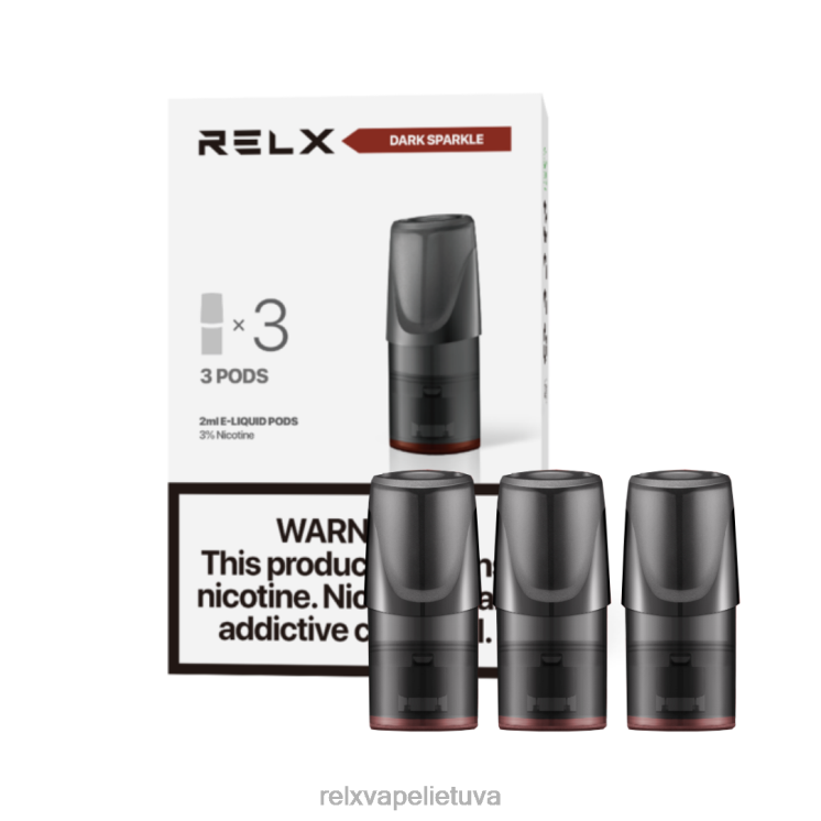 RELX Vape Lietuva | RELX Classic ankštys tamsi žėrėjimo kola F8PPV123