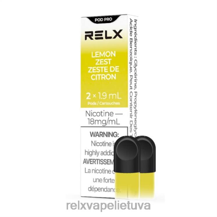 Order RELX Pods | RELX pod pro - 2 ankštys citrinos žievelės F8PPV19