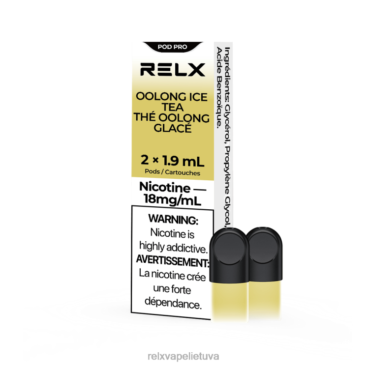 RELX Flavors Pods | RELX pod pro - 2 ankštys oolong ledinė arbata F8PPV14