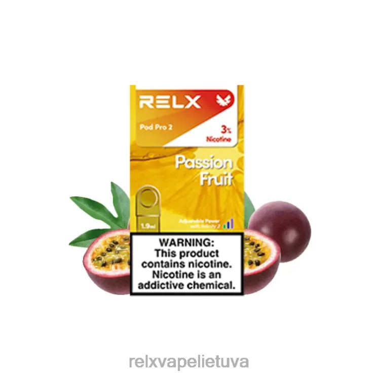RELX Lietuva | RELX pod pro 2 - 3 ankštys pasifloros vaisius F8PPV92