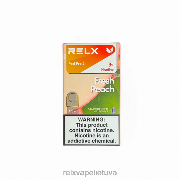 RELX Lietuva | RELX pod pro 2 - 3 ankštys persikų F8PPV102