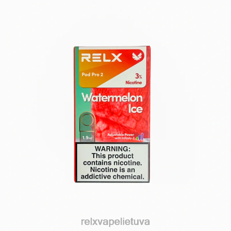 RELX Vape Disposable | RELX pod pro 2 - 3 ankštys arbūzų ledas F8PPV109
