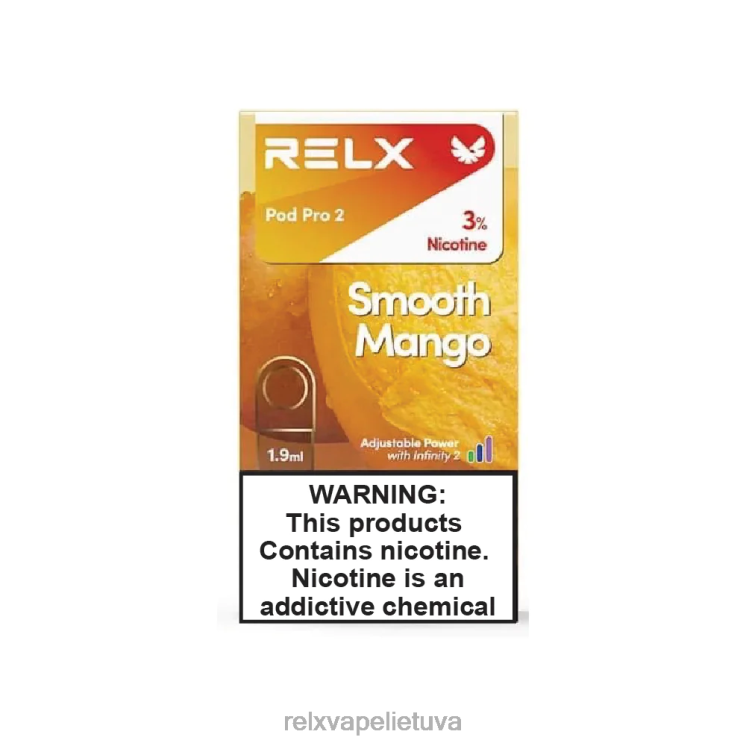 RELX Vape Price | RELX pod pro 2 - 3 ankštys mango F8PPV98
