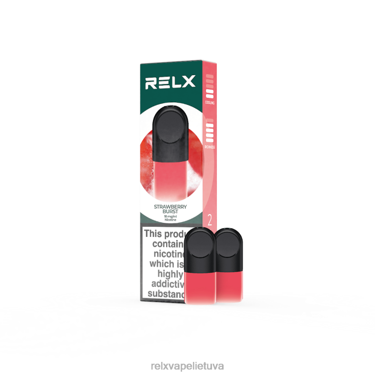 RELX Flavors Pods | RELX ankštis braškių sprogimas F8PPV34