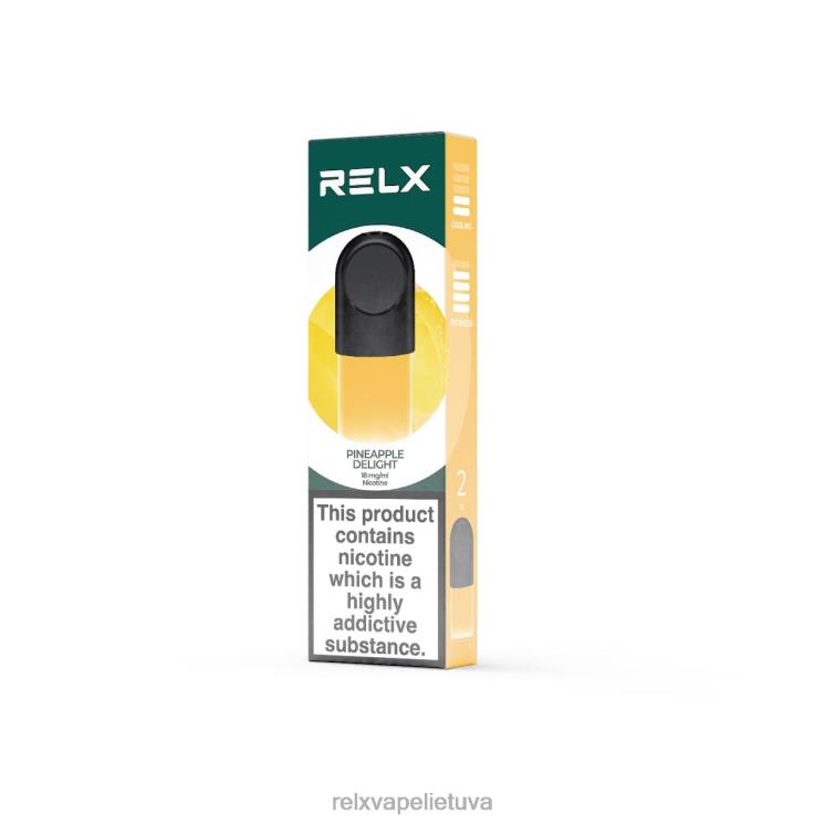 RELX Vape Disposable | RELX ankštis ananasų malonumas F8PPV28