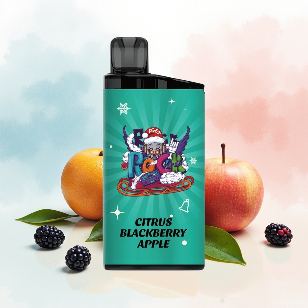 IGET Bar 3500 Puffs 1400 mAh Citrus Juodųjų Aviečių Obuolių Didmeninė Lietuva