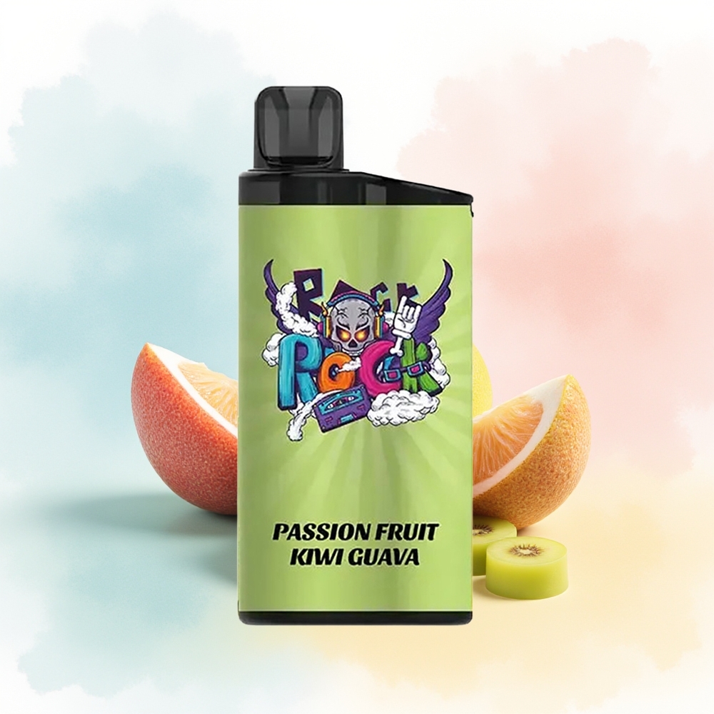 IGET Bar 3500 Puffs 1.2 Ohm Mesh Coil Passion Fruit Kiwi Guava Didmeninė Lietuva