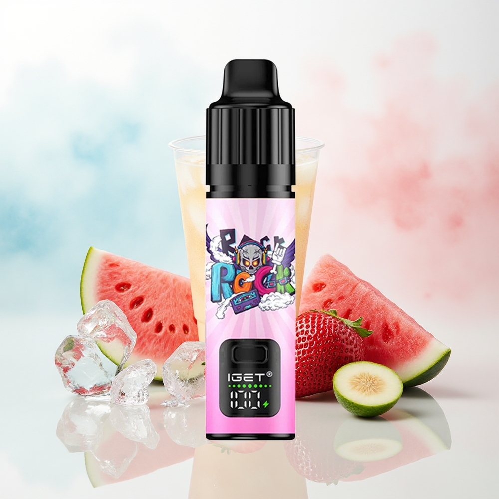 IGET BAR PLUS S3 POD 10000 Puffs 5% (50mg/mL) Braškės Arbūzas Ledas Wholesale Lithuania