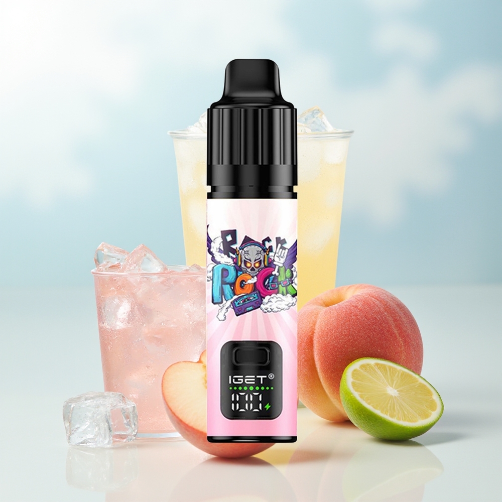 IGET BAR PLUS S3 POD 10000 Puffs 5% Nikotino Persikas Lyčių Citrina Ledas Didmeninė Prekyba Lietuva