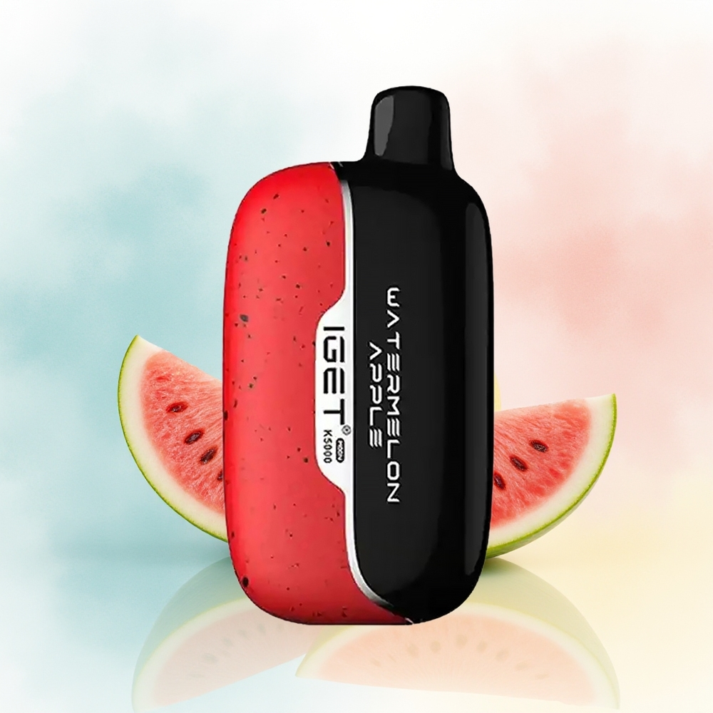 IGET Moon K5000 5000 Puffs 81.5g Vandenmeliono Obuolių Didmeninė Lietuva