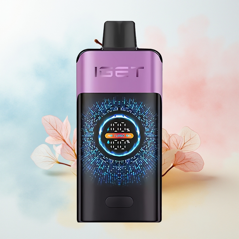 IGET ONE 12000 Puffs 2700 mAh Didelio Lenkto Spalvoto Ekrano Chupa Chups Vynuogė Wholesale Lithuania