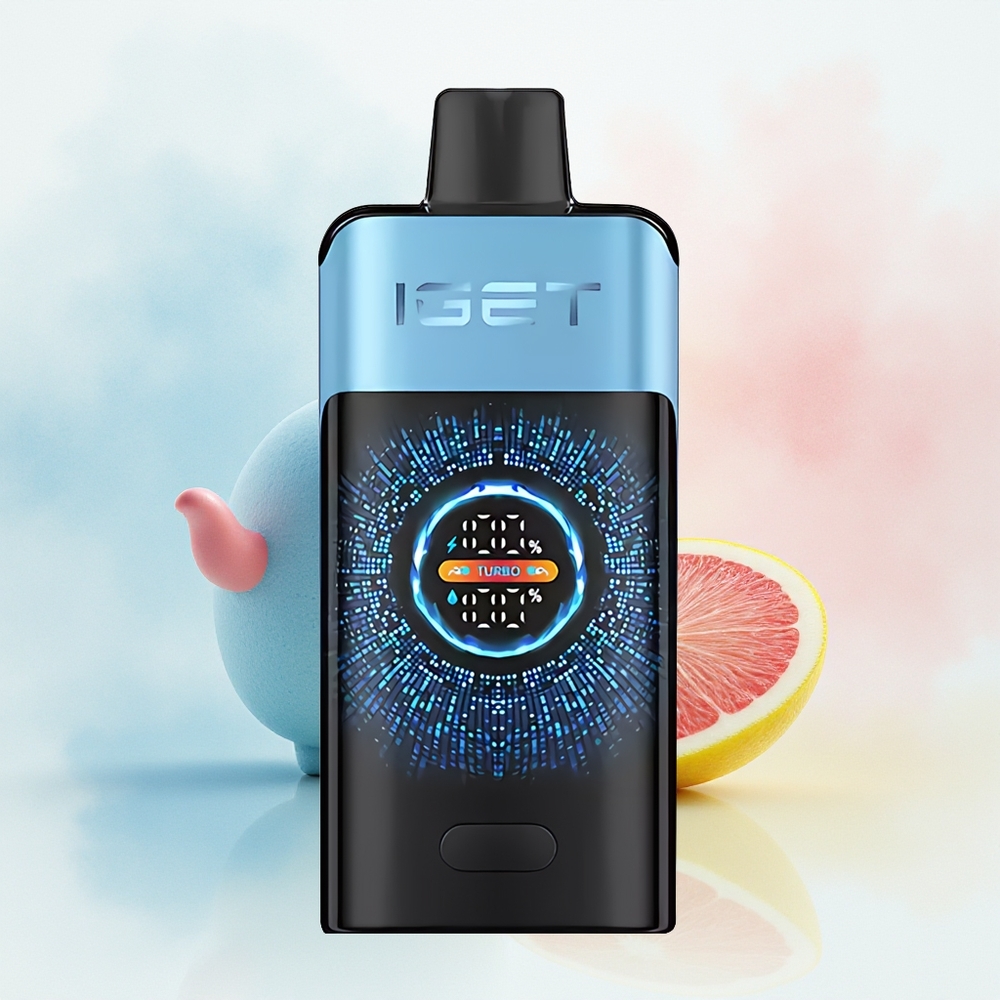 IGET ONE 12000 Puffs Didelis Išlenktas Spalvotas Ekranas 2700 mAh Mėlynasis Monstras Wholesale Lithuania
