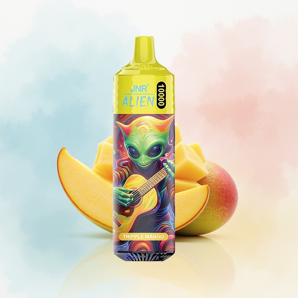 JNR Alien 10000 850mAh LED Tripple Mango (Trys Mango) Didmena Lietuva