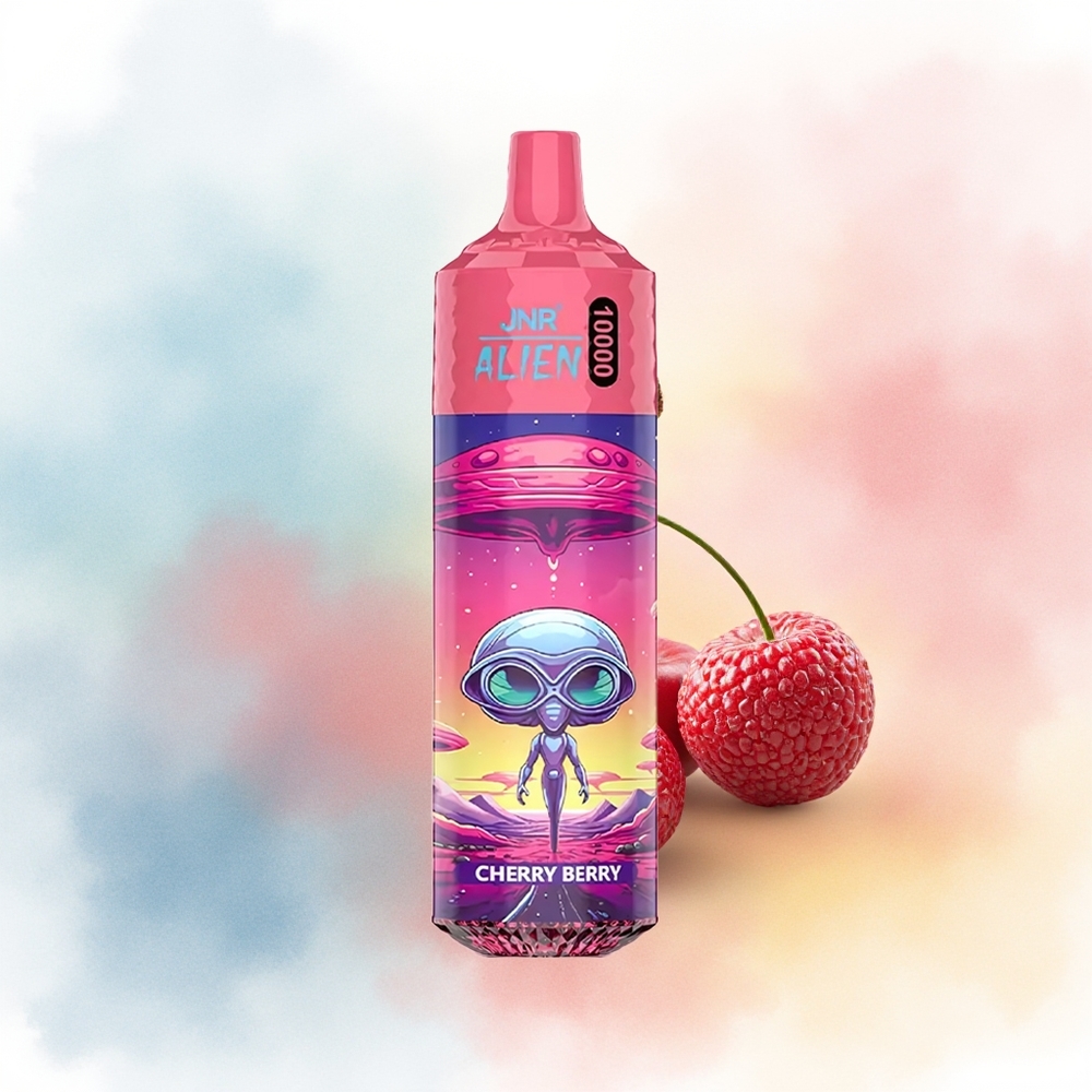 JNR Alien 10000 LED E-liquid Vyšnia Uoga Didmeninė Lietuva