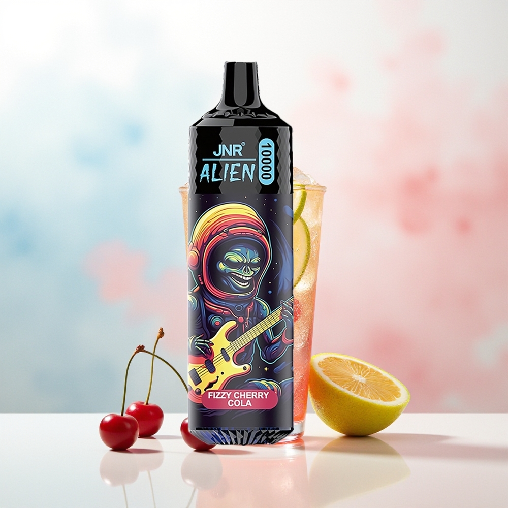 JNR Alien 10000 LED RGB Sporty Fizzy Vyšnia Kola Wholesale Lithuania