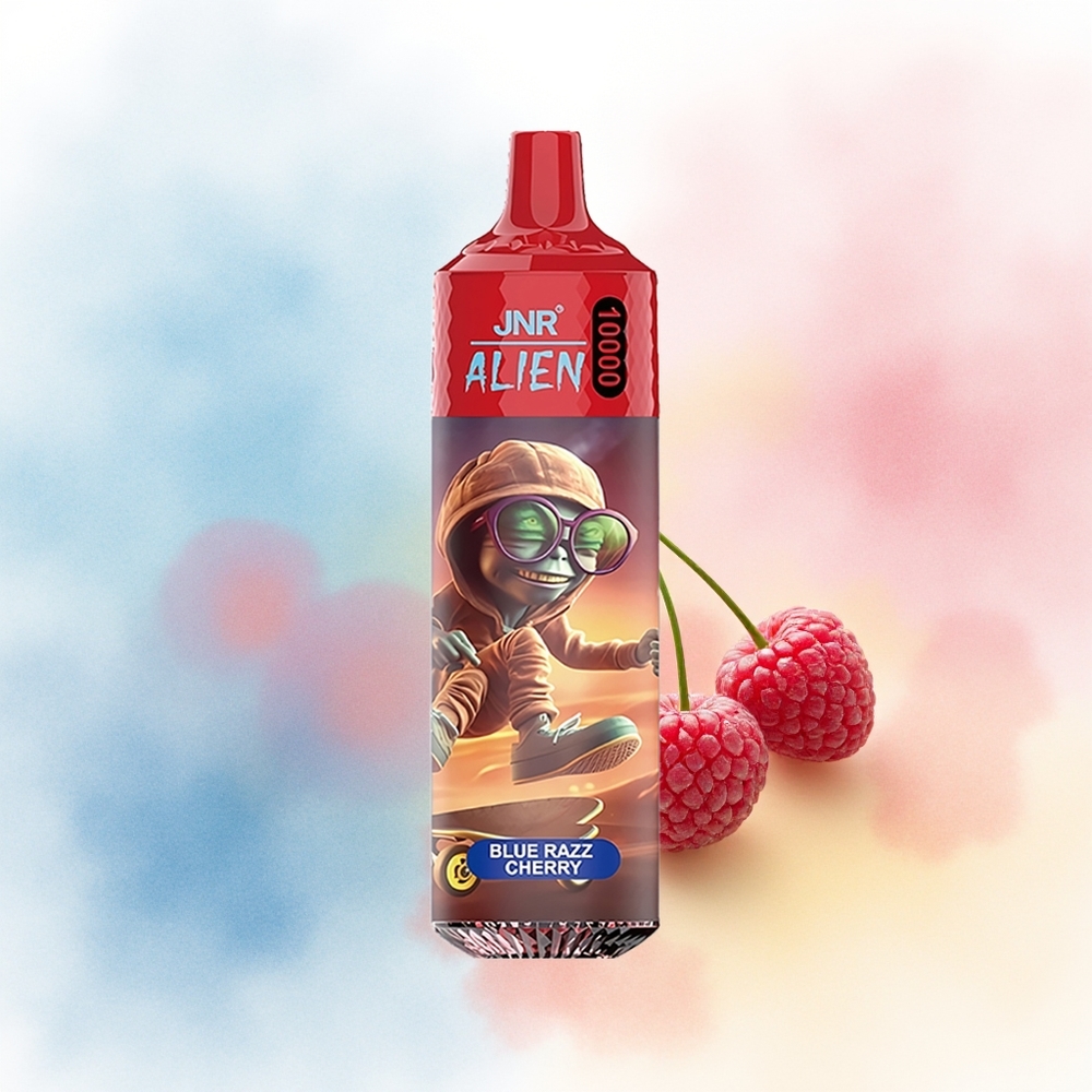 JNR Alien 10000 LED Type-C Mėlynos avietės vyšnios Didmeninė prekyba Lietuva