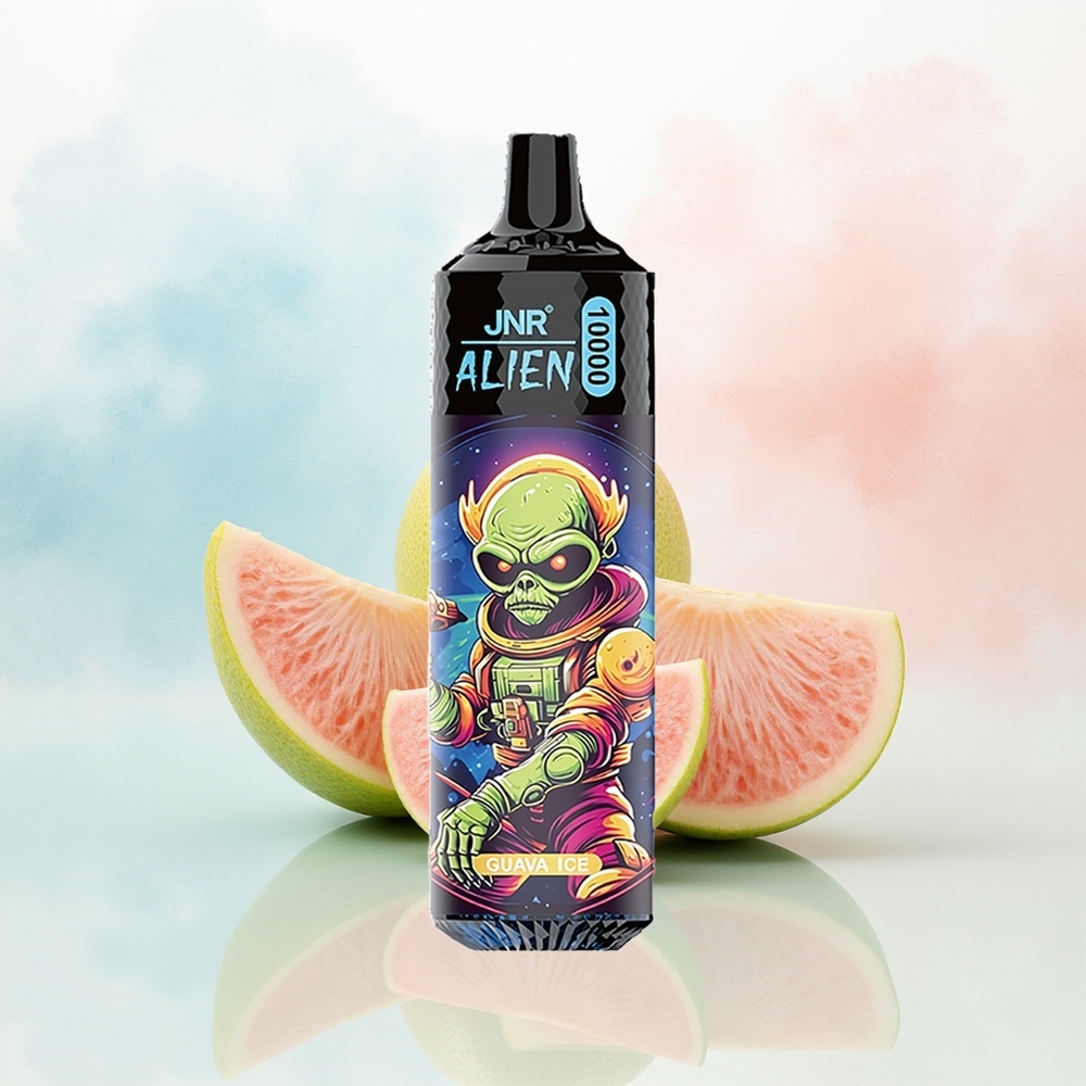 JNR Alien 10000 Puffs 850mAh LED Guava Ledas Lietuva Wholesale Lithuania