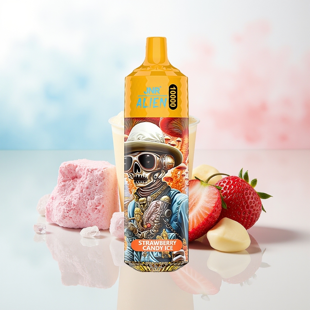 JNR Alien 10000 Puffs 850mAh LED (RGB) Braškų Saldumynų Ledas Wholesale Lithuania