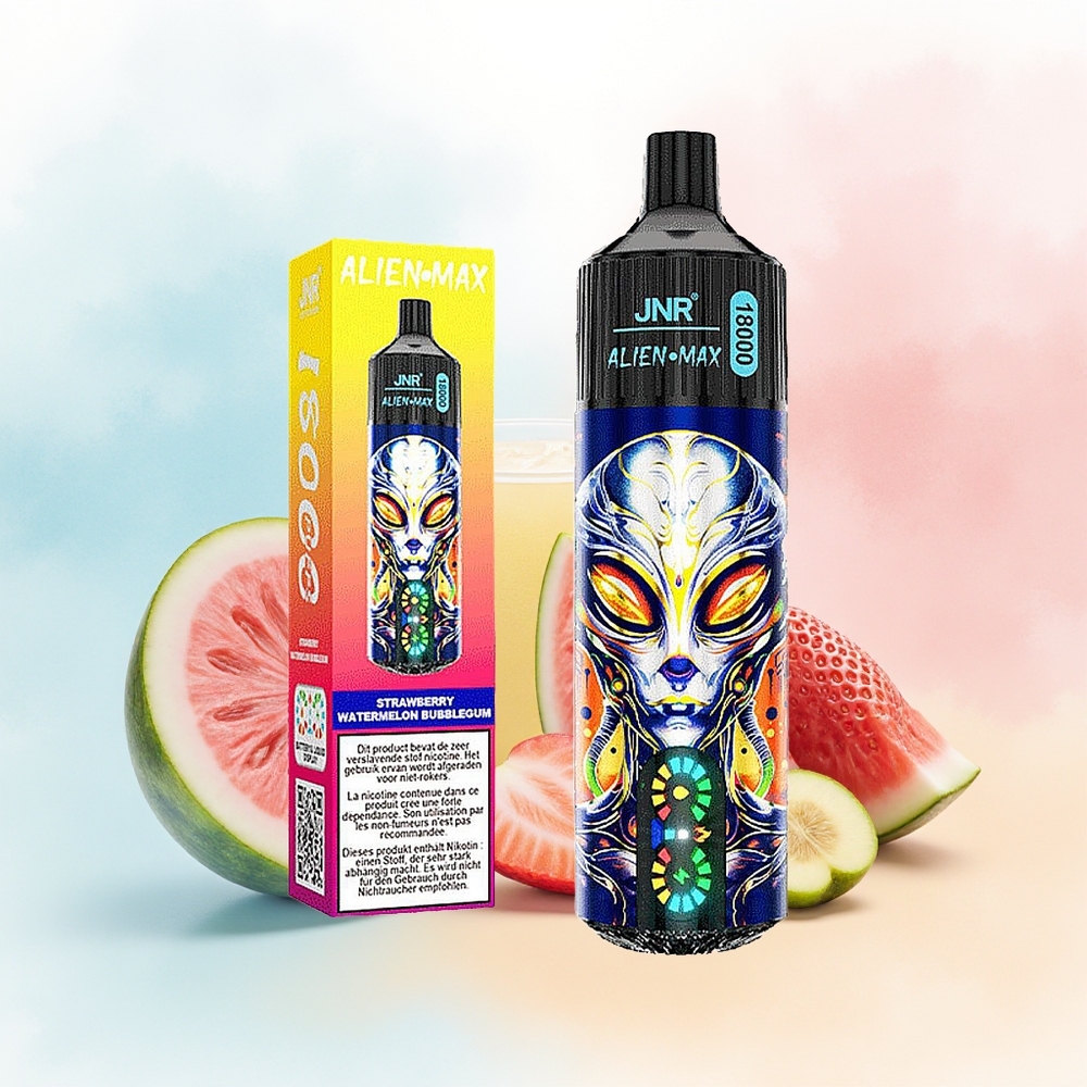 JNR Alien Max 18000 Puffs Dual Mesh 28ml Braškė Arbūzas Marmeladas Wholesale Lithuania