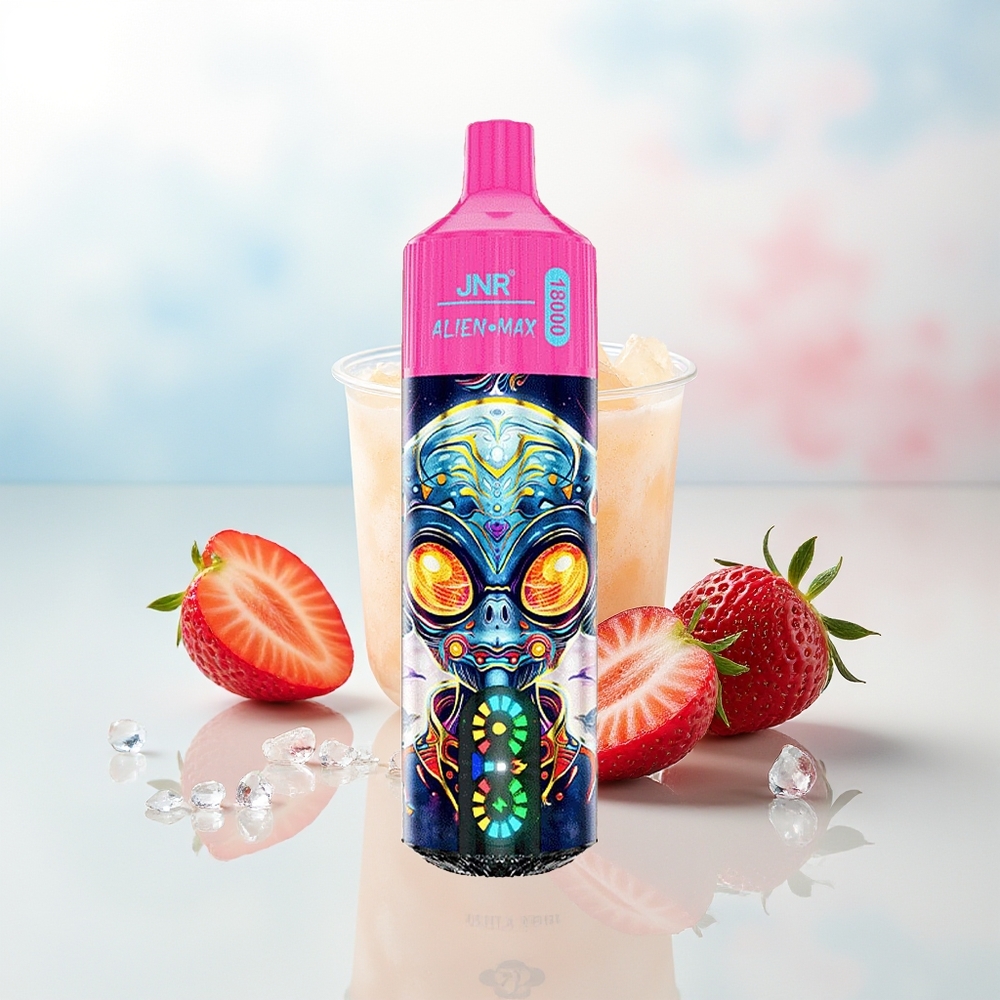 JNR Alien Max 18000 Puffs Dual Mesh 28ml Braškinis Ledas Wholesale Lithuania