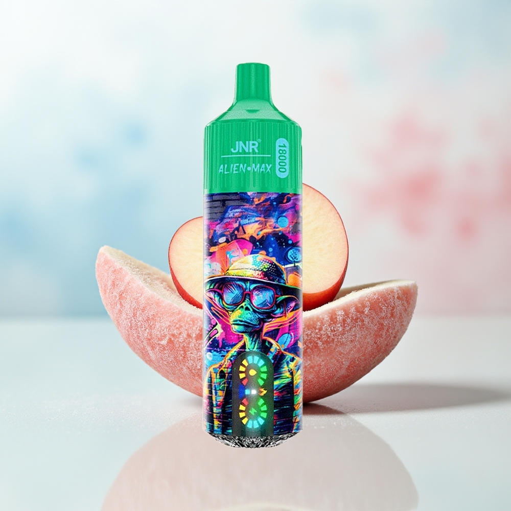 JNR Alien Max 18000 Puffs Dual Mesh Coil Type-C Užšalusios Obuolio Didmeninė Prekyba Lietuvoje
