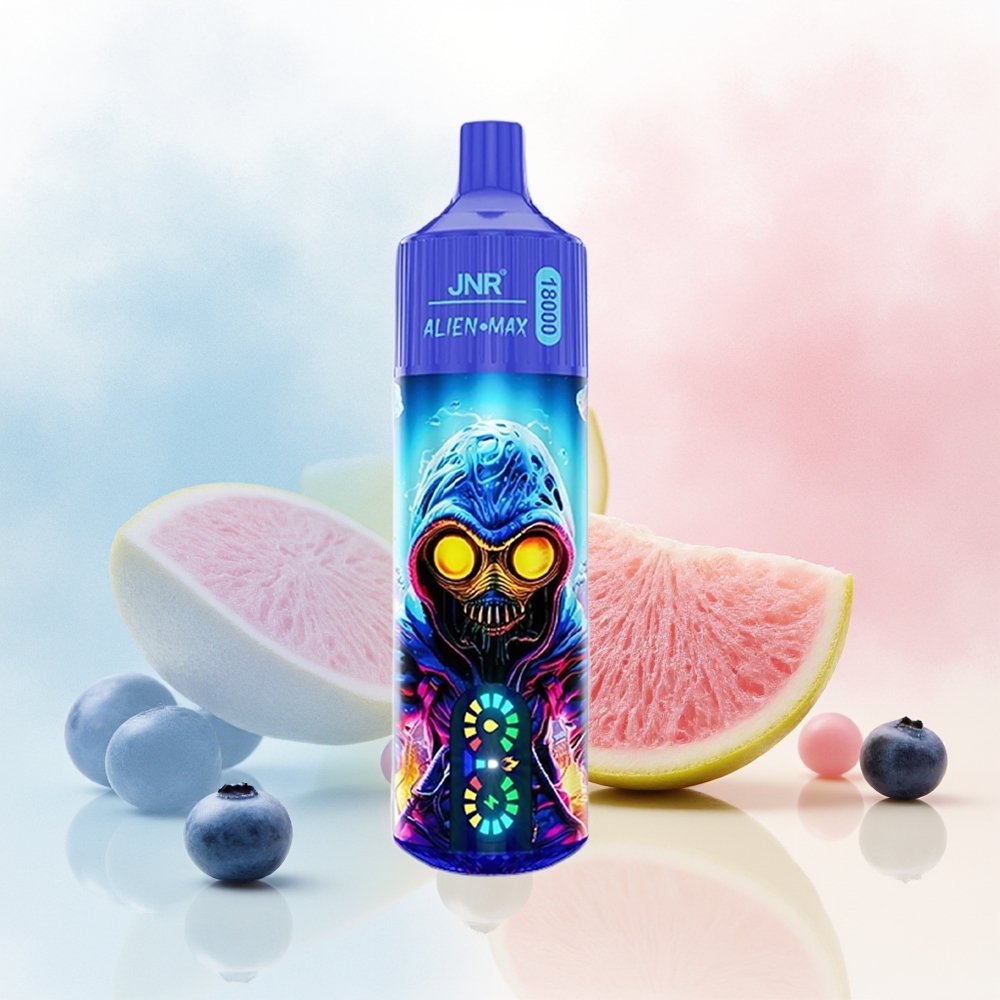 JNR Alien Max 18000 Puffs Dual Mesh Type-C Mėlynųjų Gervuogių Kramtomos Gumos Wholesale Lithuania