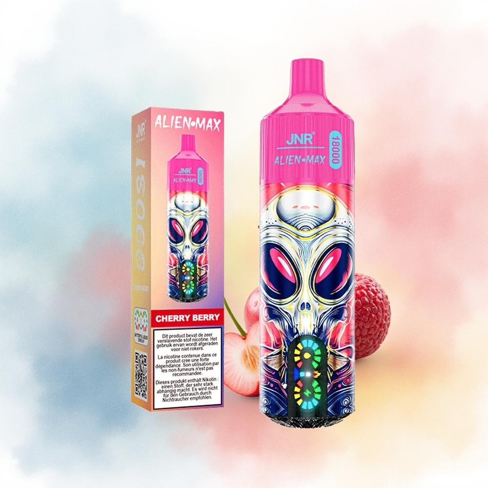 JNR Alien Max 18000 Puffs Dual Mesh Type-C Vyšnių Uogų Wholesale Lithuania