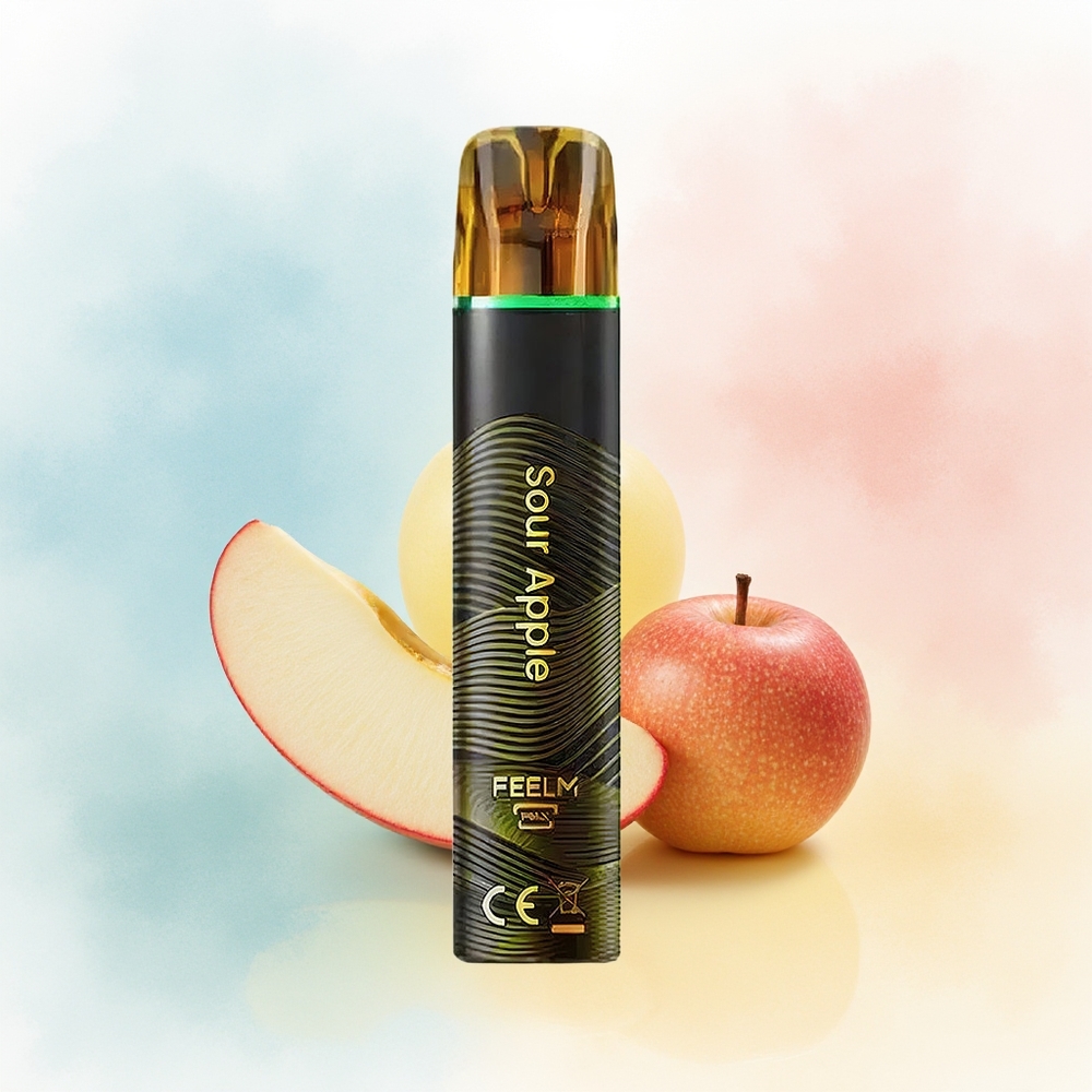 JNR Black&Golden 800 Puffs 550mAh Sūrusis Obuolys Wholesale Lithuania