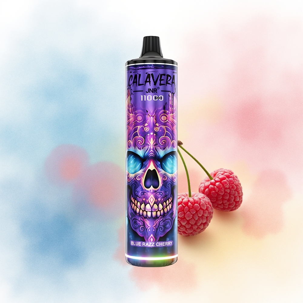 JNR Calavera 11000 Puffs 21ml Mėlynasis Avietų Vyšnių Wholesale Lithuania