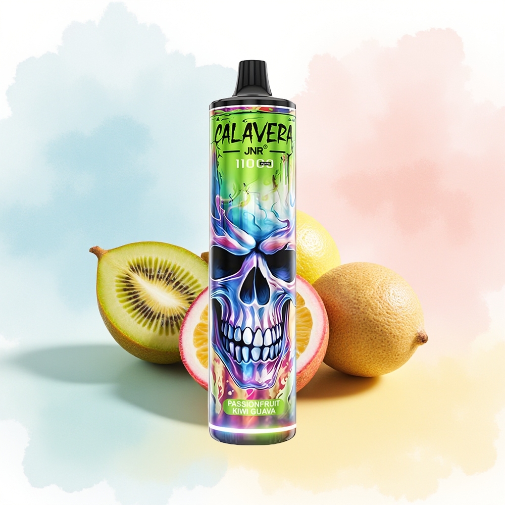 JNR Calavera 11000 Puffs 850 mAh 21ml Guava Kiwi Passiflora Lietuva Didmenine
