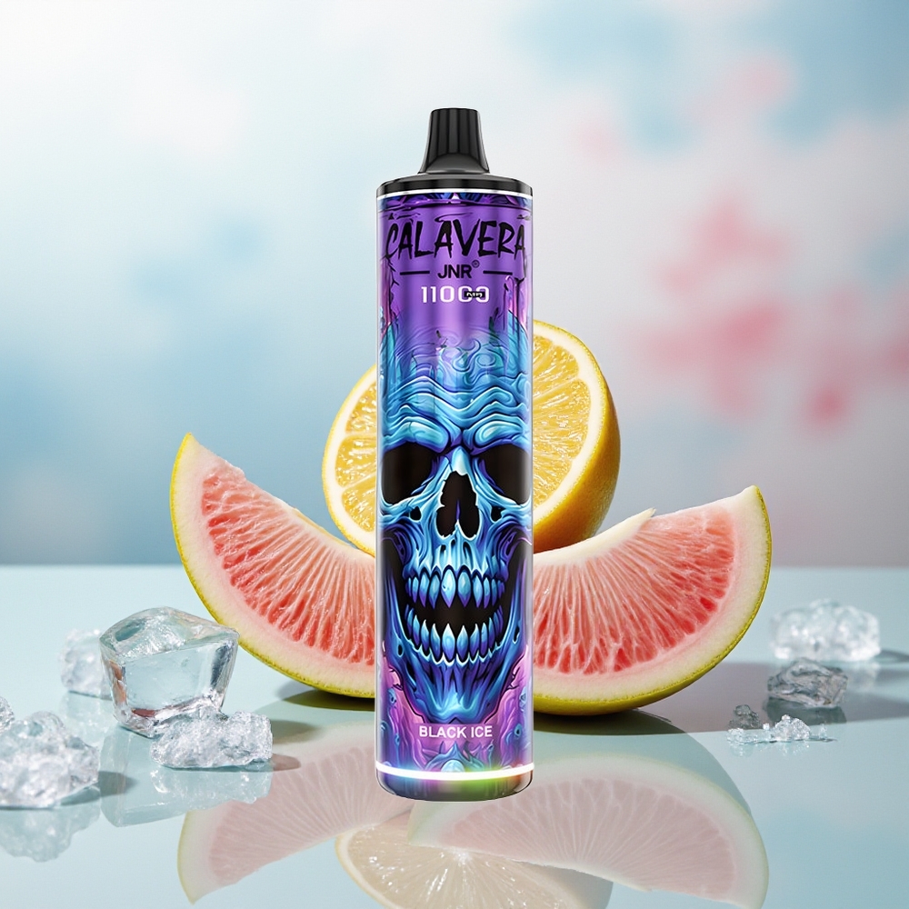 JNR Calavera 11000 Puffs Type-C 850 mAh Juodojo ledo Lithuania didmeninė prekyba