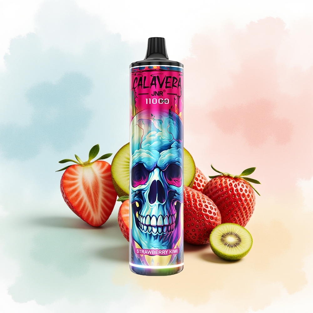 JNR Calavera 11000 Puffs Type-C 850mAh Braškė-Kivi Didmeninė Lietuva