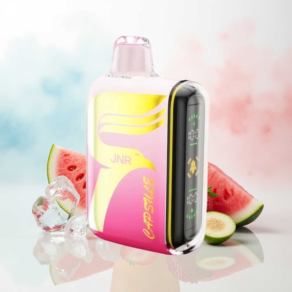 JNR Capsule 15000 Puffs Smart LED Strawbandu Arbūdu Su Ledais Lietuva Didmeninė Prekyba