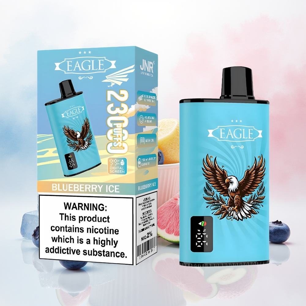JNR EAGLE Smart 23000 Puffs Adjustable Airflow 25ml Mėlynių Uogų Ledas Wholesale Lithuania