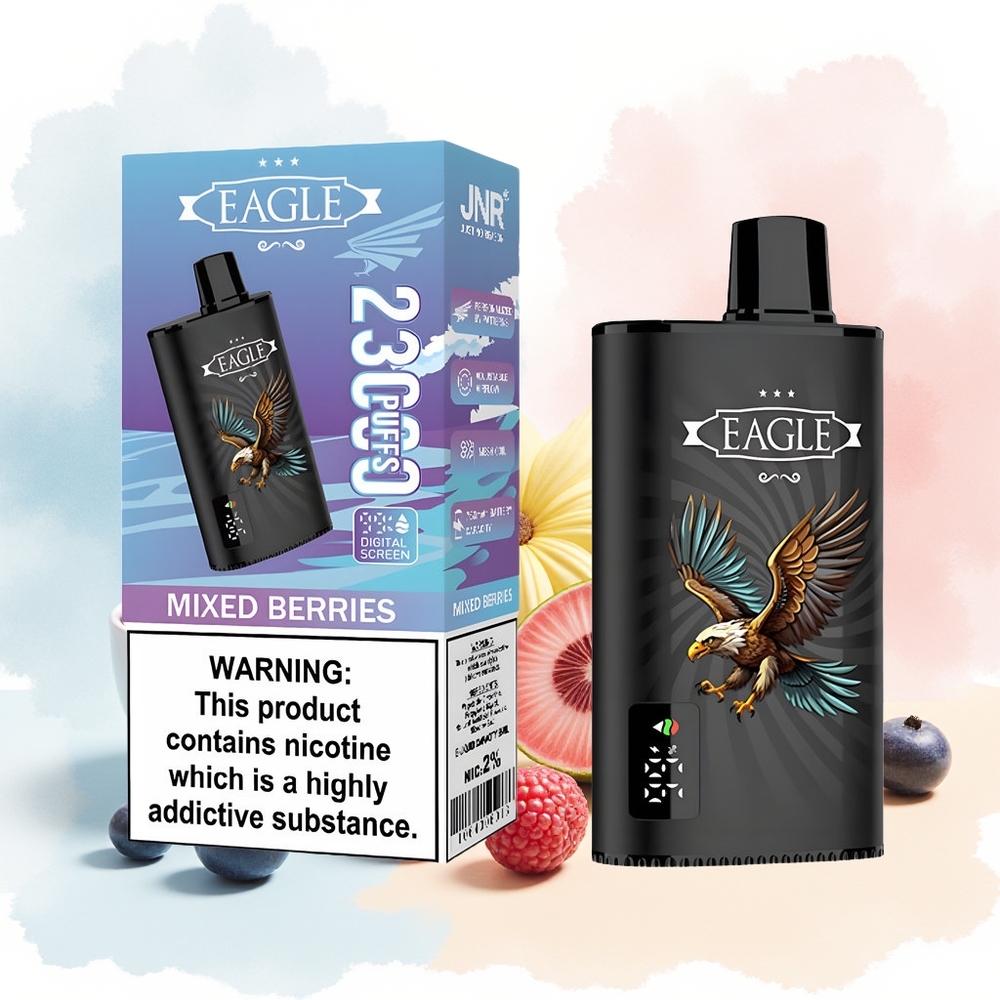JNR EAGLE Smart 23000 Puffs Adjustable Airflow Type-C Charging Miškų Uogos Wholesale Lithuania