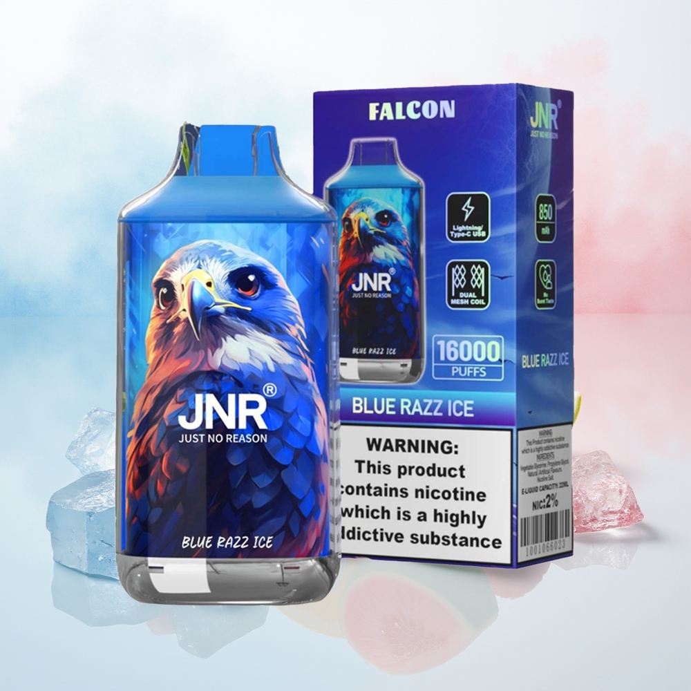 JNR Falcon 16000 Puffs 850 mAh Mėlynos Avietės Ledas Wholesale Lithuania