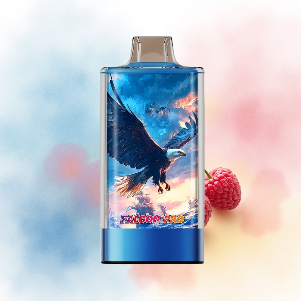 JNR Falcon Pro 28000 28000 Puffs USB Type-C Mėlyna Avietė Vyšnia Didmeninė Prekyba Lietuvoje