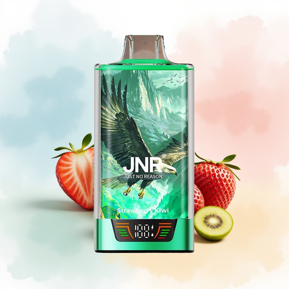 JNR Falcon Pro 28000 30000 Dūmai USB Type-C Žemuogė-Kivis Lietuva Didmena