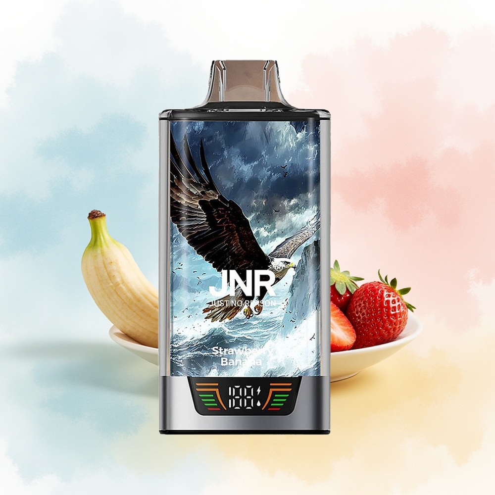 JNR Falcon Pro 28000 30ml 5% Braškės Bananas Didmeninė Lietuva