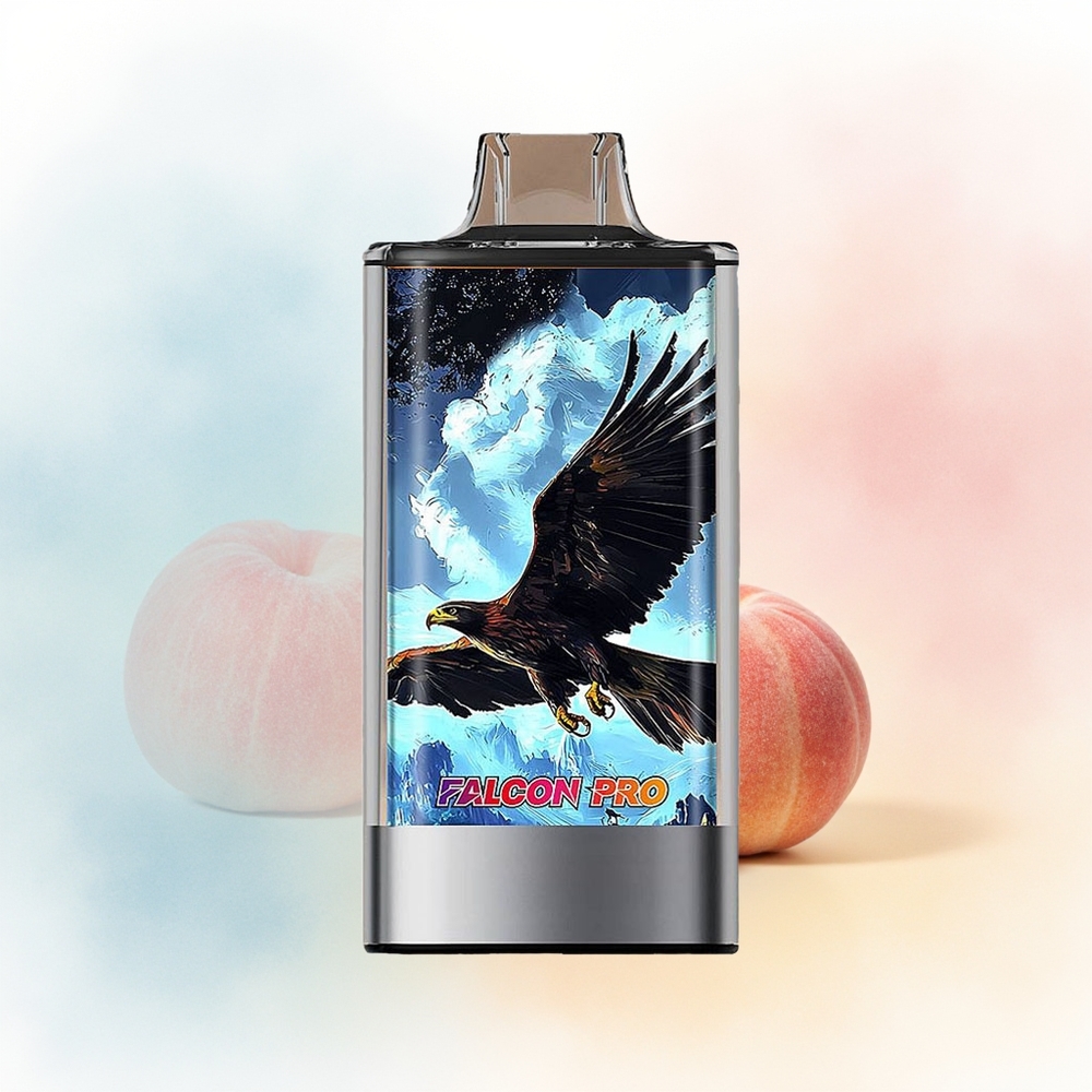 JNR Falcon Pro 28000 950mAh Baltasis Persikas Razz Didmeninė Lietuva