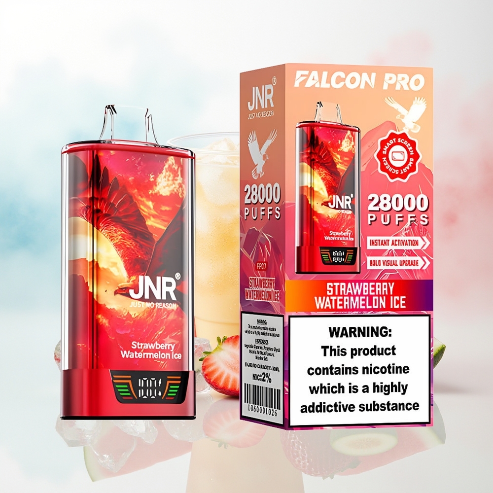 JNR Falcon Pro 28000 950mAh Smart Display Braškės Arbūzas Ledas Wholesale Lithuania