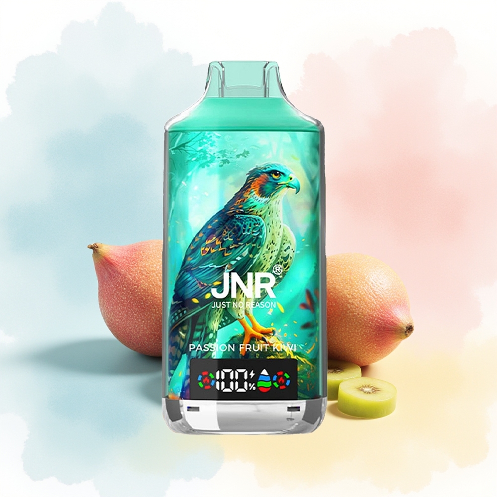 JNR Falcon X 18000 Puffs Dual Mesh Passion Fruit Kiwi Didmeniškai Lietuva