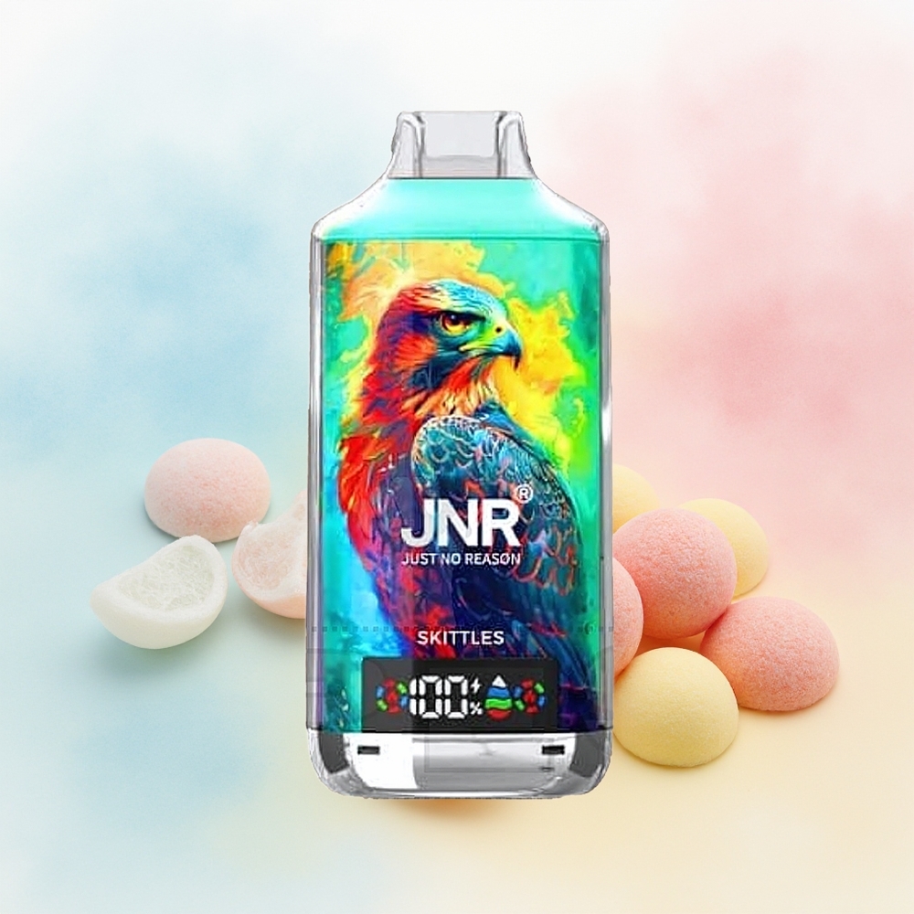 JNR Falcon X 18000 Puffs Dual Mesh Skittles Didžioji Talpa Lietuva