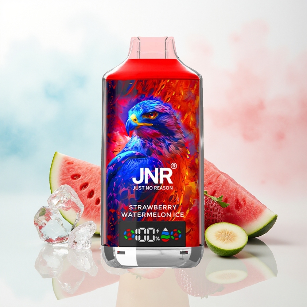 JNR Falcon X 18000 Puffs Dual Mesh Strawbra Vandens Melionas Ledas Wholesale Lithuania