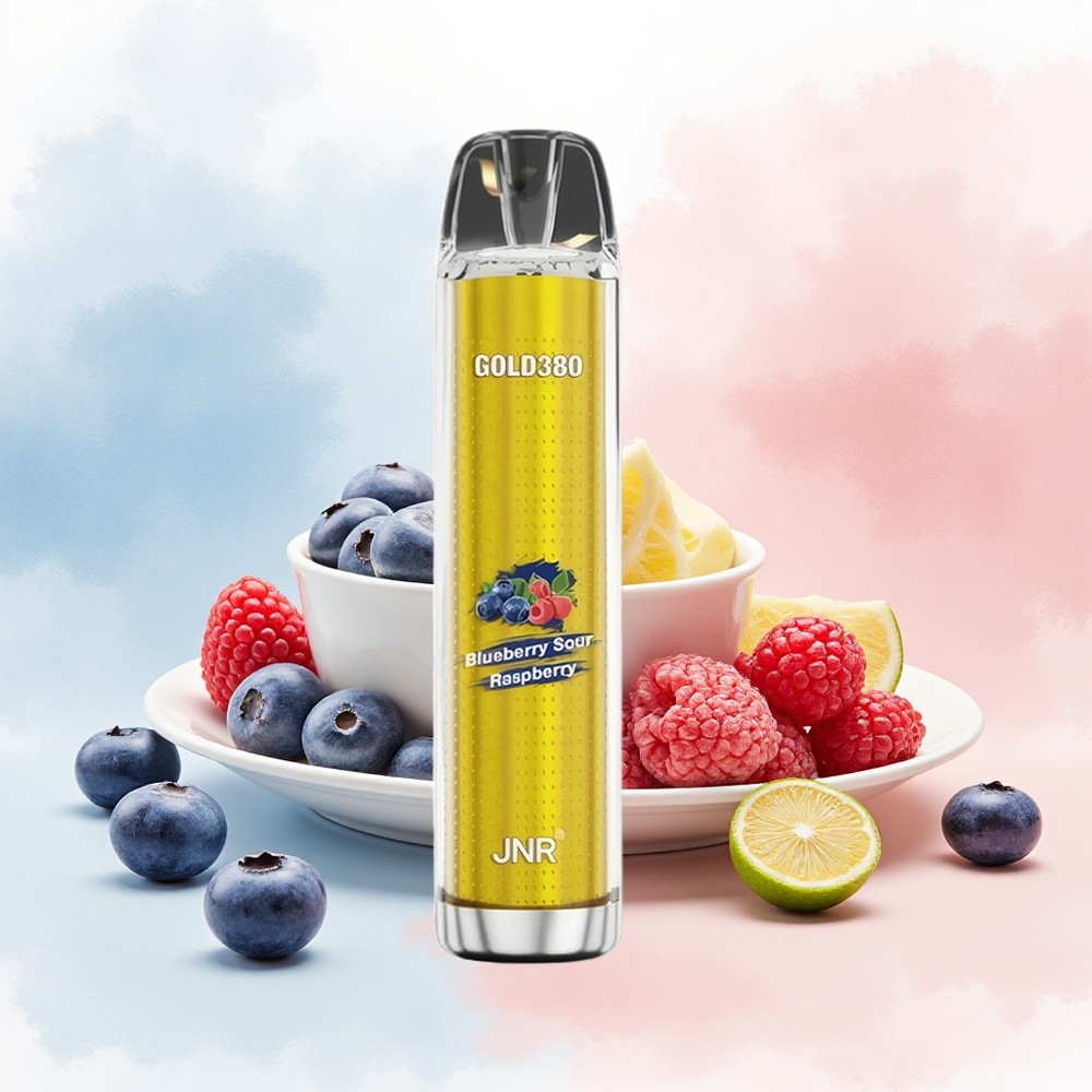 JNR Glod380 6000 Puffs 1500mAh Mėlynųjų serbentų ir aviečių skonis Wholesale Lithuania