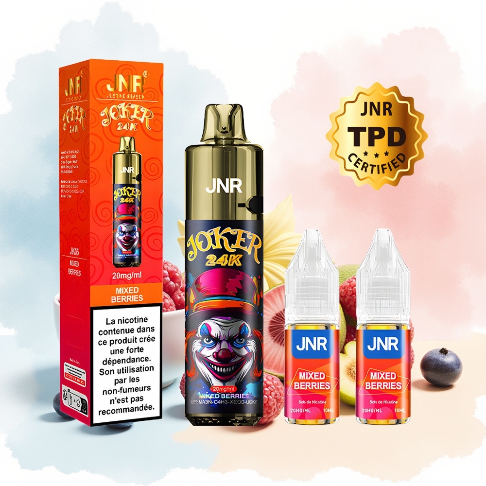 JNR Joker 24000 Pūsų Refillable Pod 2% Nikotino Miškų Uogų Kombinacija Wholesale Lithuania