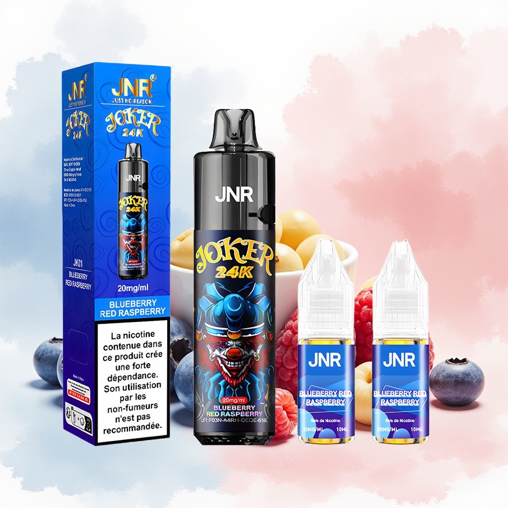 JNR Joker 24000 Puffs 2% nicotine Mėlynės Raudonosios Avietės Wholesale Lithuania